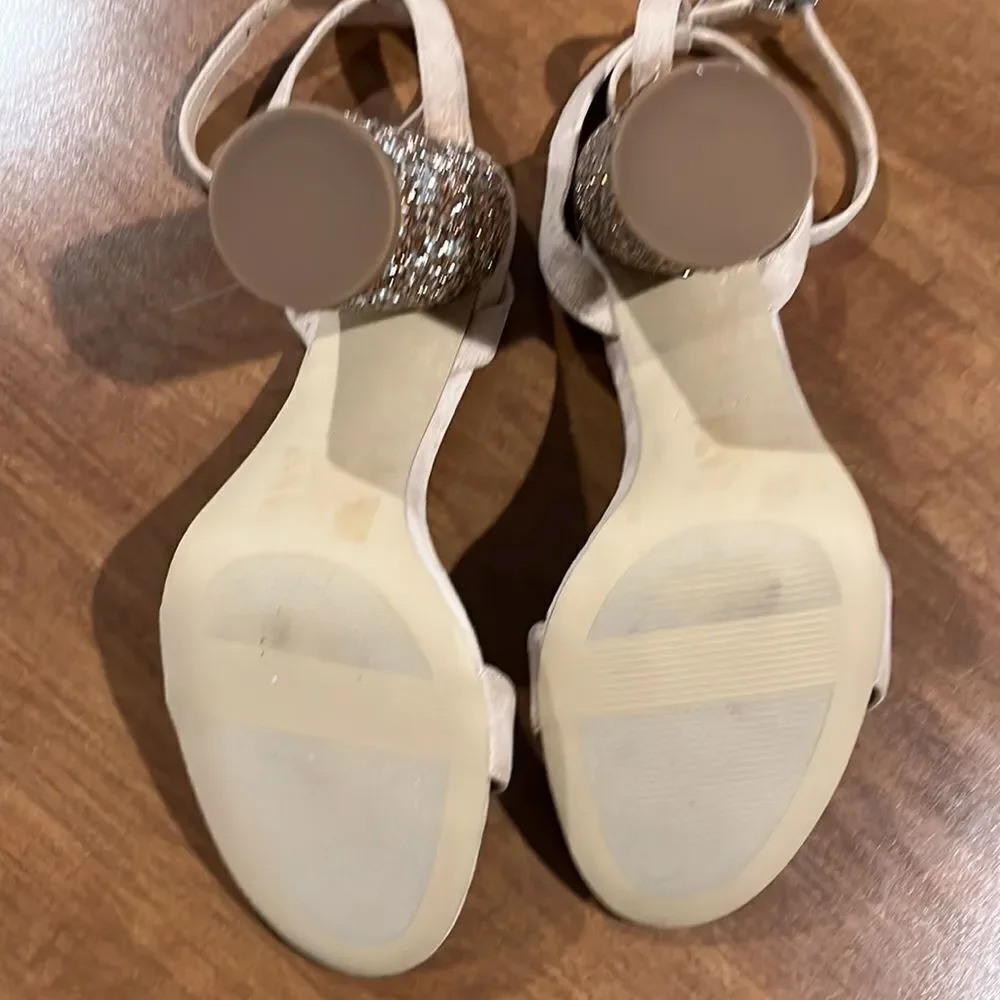 Aldo dress shoes with sparkly heels size 8.5.